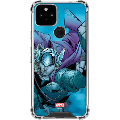 Marvel Thor Asgard on Ice Google Pixel 5 Clear Case